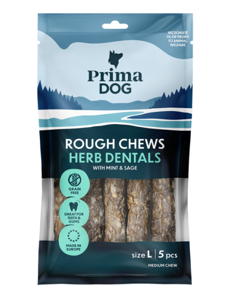 Rough Chews Dentaltuggben med örter - 175 g