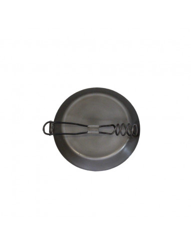 Svartsjöpannan med vikbart spiralhantag