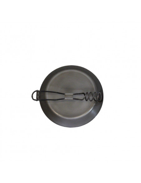 Svartsjöpannan med vikbart spiralhantag