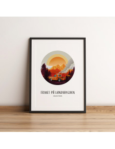 EKLIDS OUTDOOR poster: "Frihet på landsbygden"