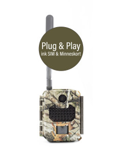 Compact övervakningskamera (Inbyggt SIM)