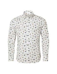 Danson Contemporary Fit Skjorta Herr Royal