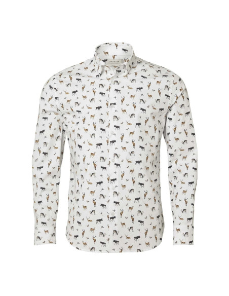 Danson Contemporary Fit Skjorta Herr Royal