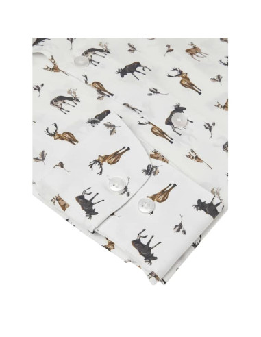 Danson Contemporary Fit Skjorta Herr Royal