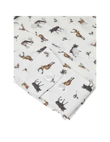 Danson Contemporary Fit Skjorta Herr Royal