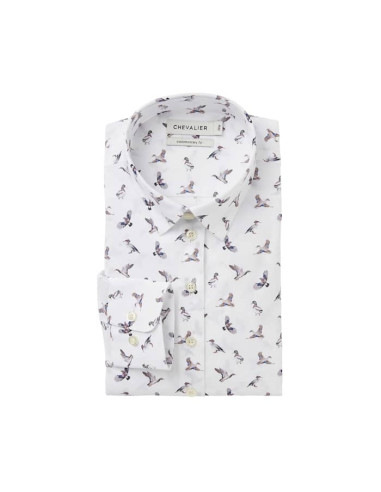 Lindsey Contemporary Fit Skjorta Ducks and Friends Dam