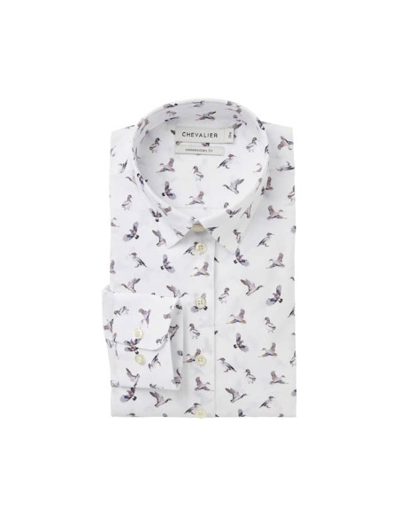 Lindsey Contemporary Fit Skjorta Ducks and Friends Dam