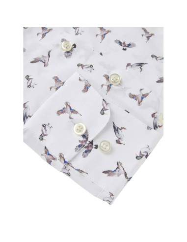 Lindsey Contemporary Fit Skjorta Ducks and Friends Dam