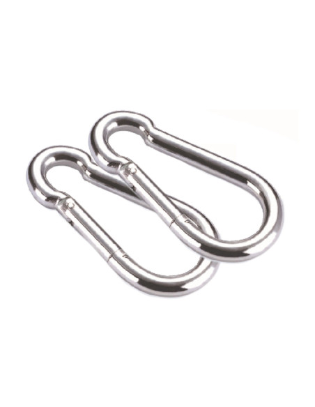 2-Pack Karbinhakar - Rostfritt, 50mm