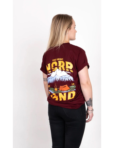 CAMPSITE T-SHIRT - PORT WINE