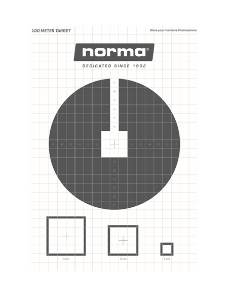 Inskjutningstavla Norma A3 (enkelsidig)