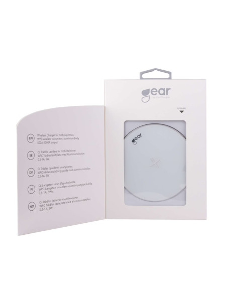 GEAR Trådlös QI Laddare 220V 5W 1A