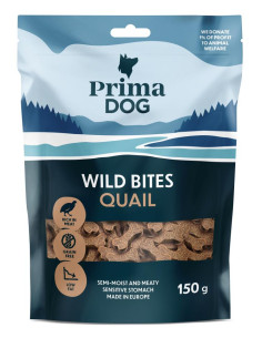 PrimaDog Wild Bites Vaktel - 150g