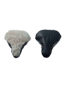 Sadeltäcke fårskinn/Galon vändbart