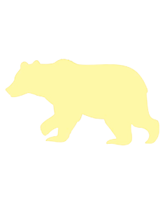 Dekal Självlysande Björn