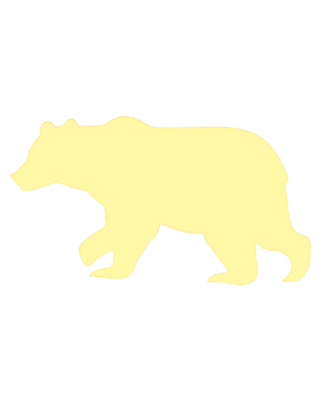 Dekal Självlysande Björn