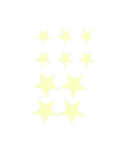 10st Dekaler Självlysande Stjärnor