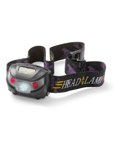 Pannlampa 3W+ 2 röda LED - 110 Lumen