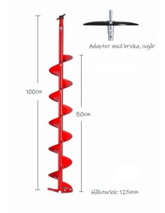 Mora Ice Underdel Ice Easy 125mm med adapter 2
