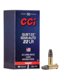 CCI 22 LR Quiet Semi Auto LRN 45gr