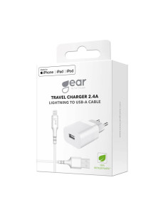 Gear Laddare 220V 1xUSB med Lightning-kabel 1m 2