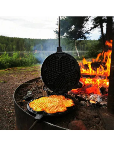 Våffellagg i gjutjärn