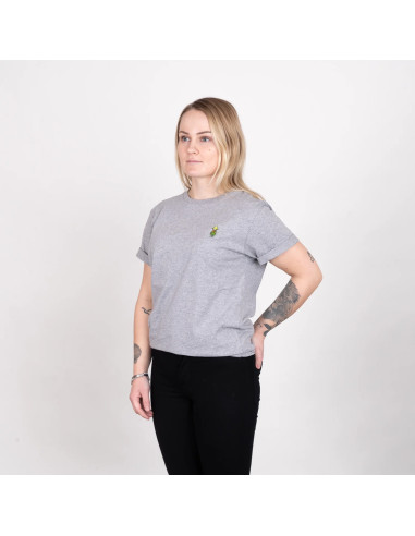 SNUFKIN MINI T-SHIRT - MUMIN HEATHER GREY