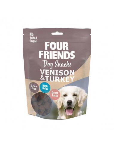 FourFriends Dog Snacks Venison & Turkey 200 g