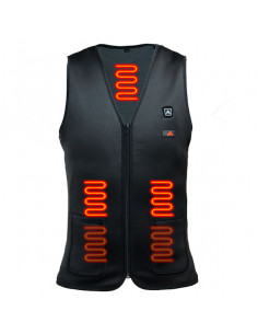 Värmeväst tunn V-ringad, Powerbank