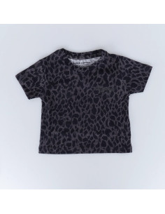 GREAT NORRLAND KIDS T-SHIRT - LYNX CHARCOAL