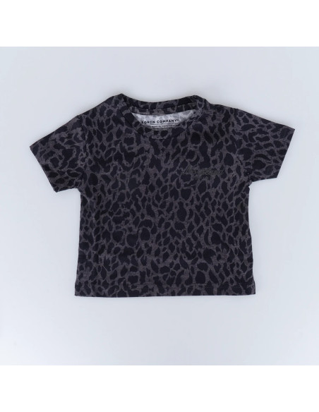 GREAT NORRLAND KIDS T-SHIRT - LYNX CHARCOAL