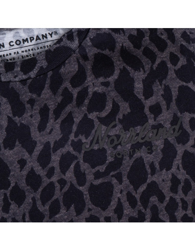 GREAT NORRLAND KIDS T-SHIRT - LYNX CHARCOAL