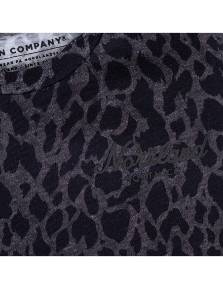 GREAT NORRLAND KIDS T-SHIRT - LYNX CHARCOAL