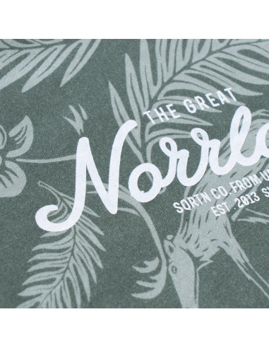 GREAT NORRLAND KIDS T-SHIRT - JÄRVEN OLIVE