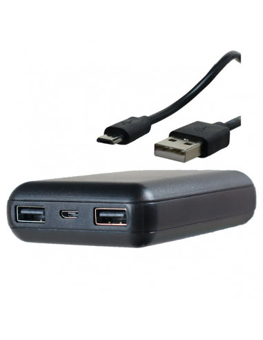 Värmeväst tunn V-ringad, Powerbank