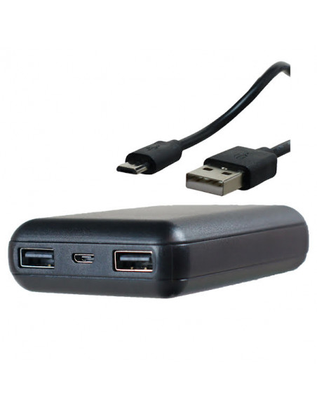 Värmeväst tunn V-ringad, Powerbank