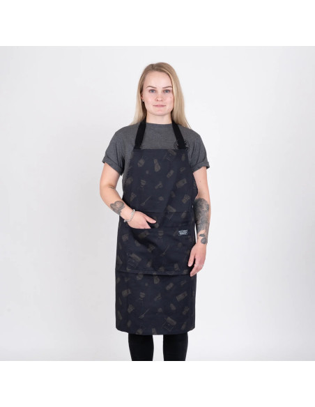 BBQ APRON - KOLSVART