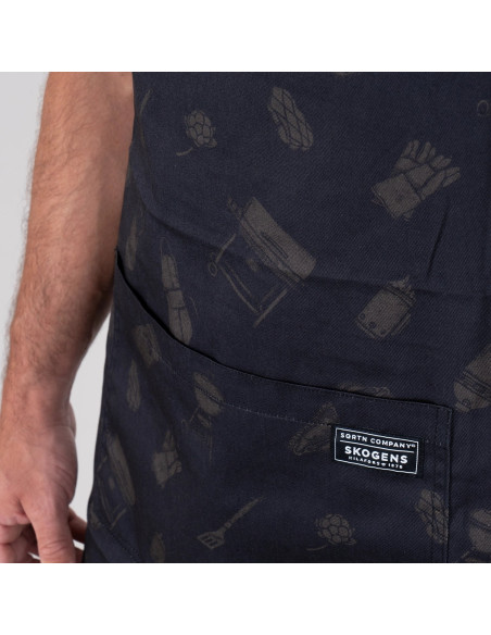 BBQ APRON - KOLSVART
