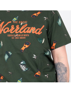 GREAT NORRLAND T-SHIRT - MYGGA OLIVE 2