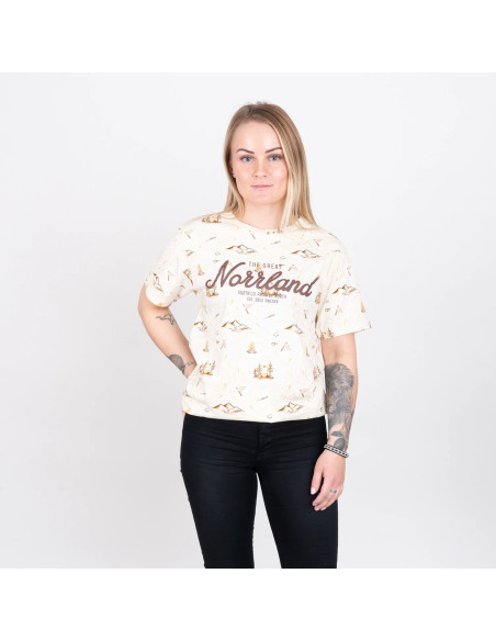 GREAT NORRLAND T-SHIRT - STREAM OFF WHITE