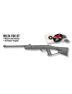 Gamo Delta Fox GT 4,5 mm. Ink. 250st skott + 50st tavlor