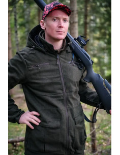 Haunter Loden Jacka Forest Green