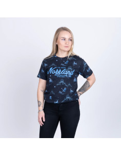 GREAT NORRLAND T-SHIRT - VINTERNATT BLACK