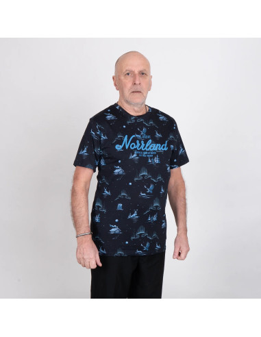 GREAT NORRLAND T-SHIRT - VINTERNATT BLACK