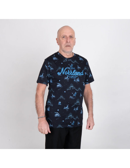 GREAT NORRLAND T-SHIRT - VINTERNATT BLACK