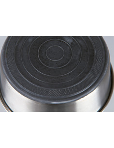 Matskål rostfri gummibas 2