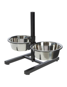 Matbar Ställbar 40cm inkl. skålar 2