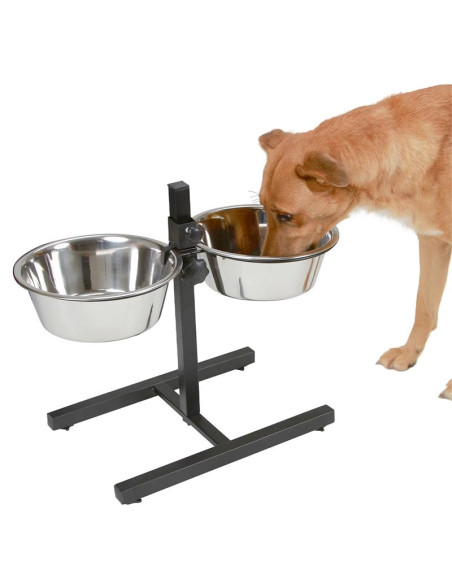 Matbar Ställbar 40cm inkl. skålar