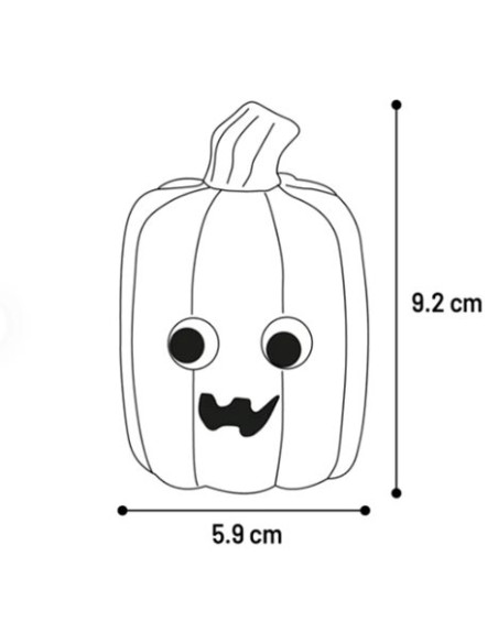 Halloween Pumpa latex m pip 9cm