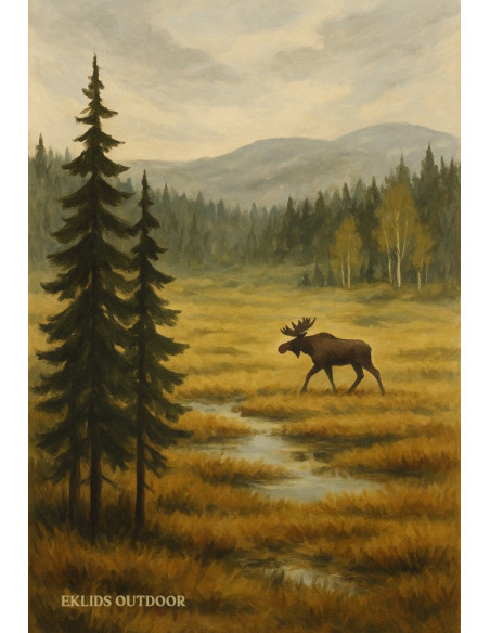 EKLIDS Outdoor Magnetdekal X Skogens konung på myren